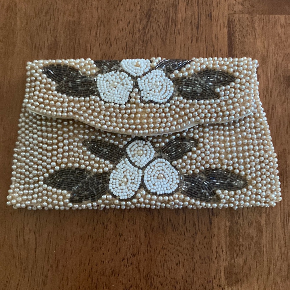 Vintage beaded clutch/wallet